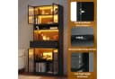 Merax Glasvitrine mit RGB LED-Beleuchtung und App-Steuerung Bild 5