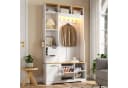 Merax Flurgarderobe mit LED-Beleuchtung und Sitzbank Bild 3