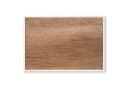 Tulup Magnettafel mit Rahmen Braun Holzstruktur Bild 2