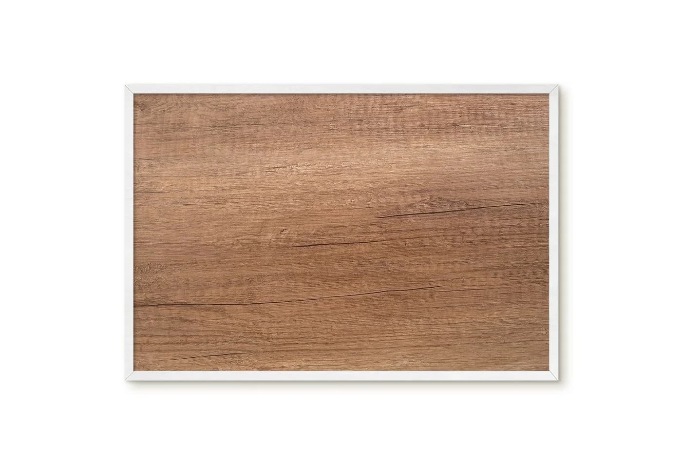 Tulup Magnettafel mit Rahmen Braun Holzstruktur - Bild 2