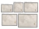 Tulup Magnettafel Beige Marmor mit Rahmen Bild 5