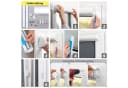 DomDeco Rollo Premium Blackout Thermo Kassettenrollo mit Seitenführung Weiß Bild 5