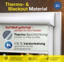 DomDeco Rollo Premium Blackout Thermo Kassettenrollo mit Seitenführung Bild 3