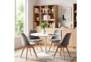 LuxusKollektion Esszimmerstuhl Samt 4er Set Dunkelgrau Bild 4