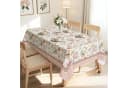 LuxusKollektion Tischdecke Blumen Rosa 140x180cm Bild 1