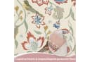 LuxusKollektion Tischdecke Blumen Rosa 140x180cm Bild 5