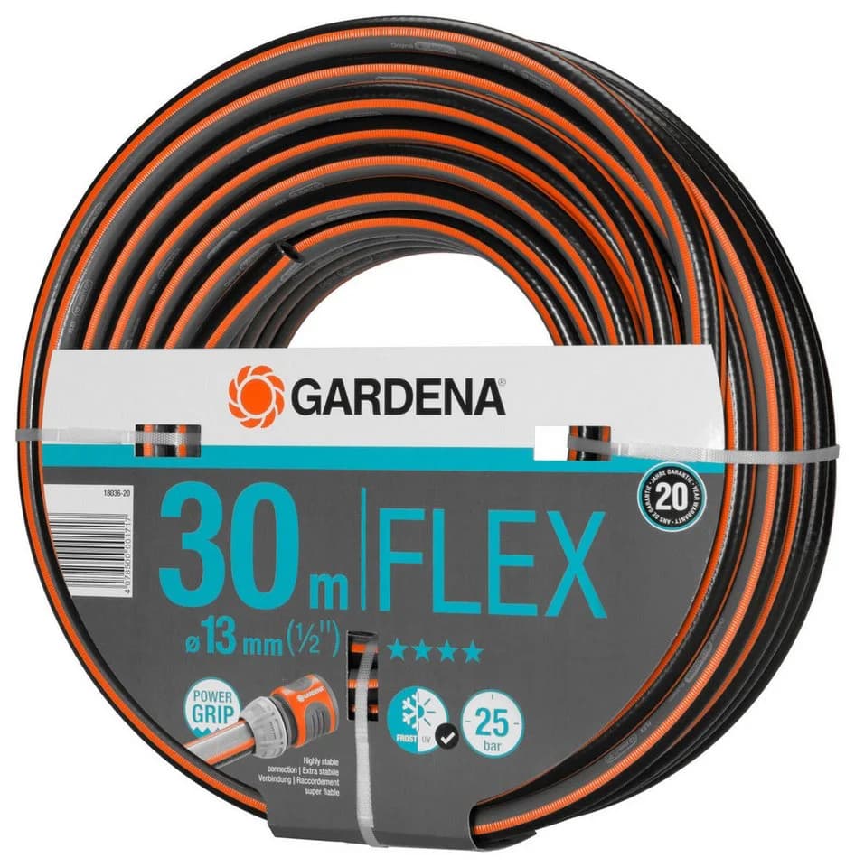 GARDENA FLEX Gartenschlauch 30m Schwarz/Orange - Bild 5