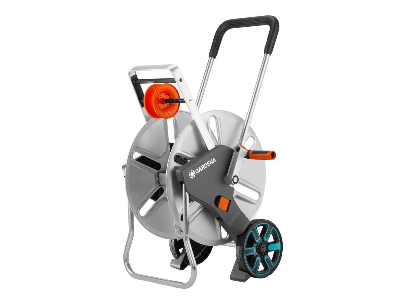 GARDENA Schlauchwagen L Easy Met. Grau Metall