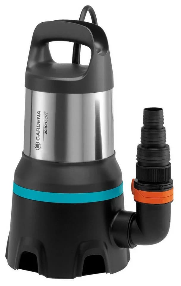 GARDENA Schmutzwasser-Tauchpumpe 750W Schwarz Automatische Steuerung