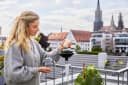Gardena ClickUp! Windlicht Laterne Schwarz Metall/Glas Bild 1