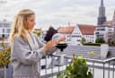Gardena ClickUp! Windlicht Laterne Schwarz Metall/Glas Bild 5
