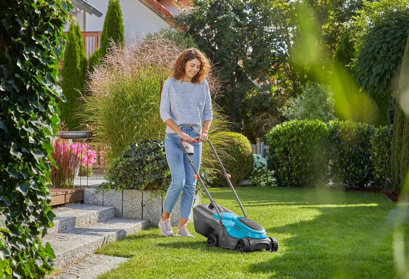 GARDENA Akkurasenmäher PowerMax 30/18V P4A Ready-To-Use Set