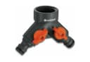 GARDENA 2-Wege-Ventil 00938-20 Schwarz für Wasserhähne Bild 2