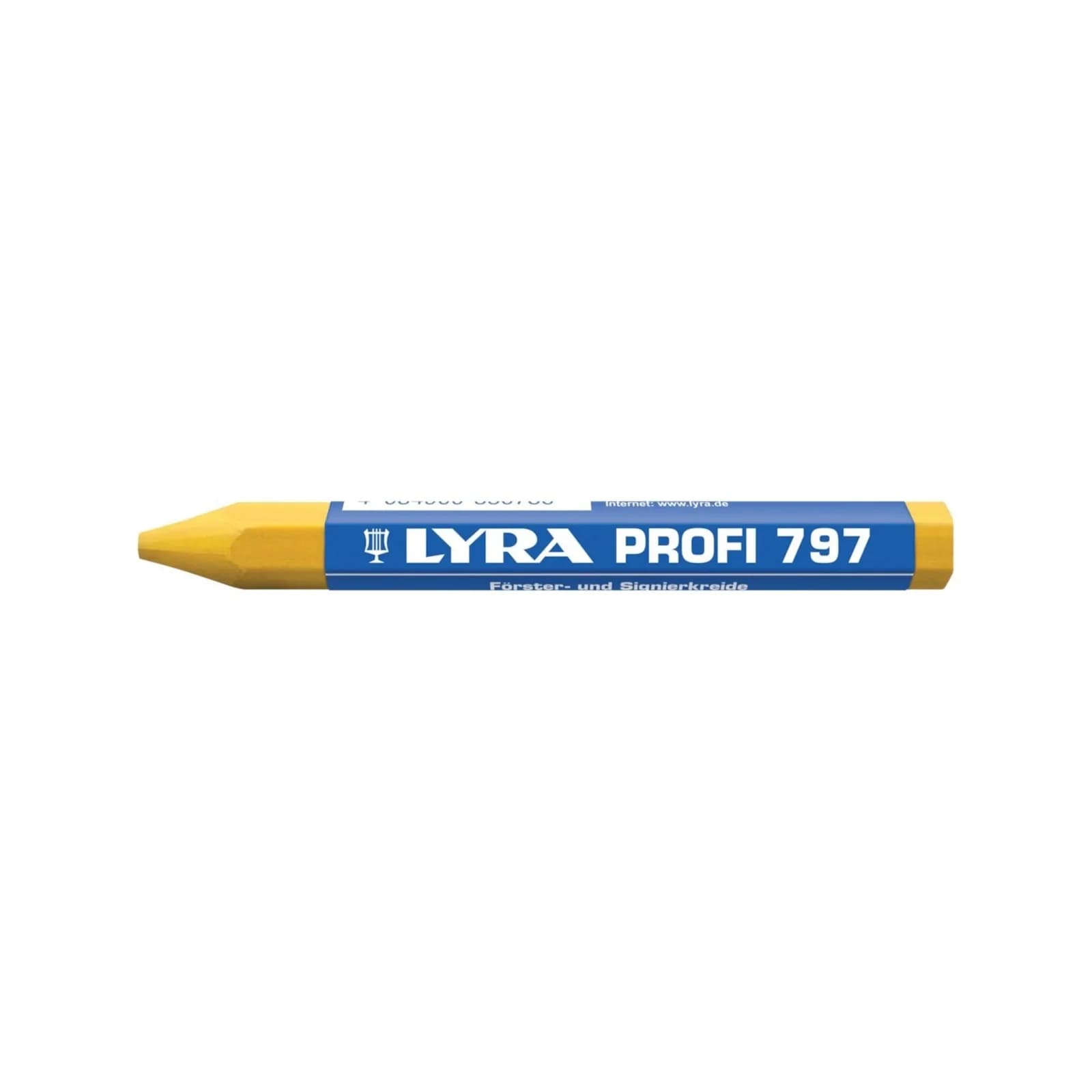 Lyra Förster Signkreide Weiß 6-eckig 120mm