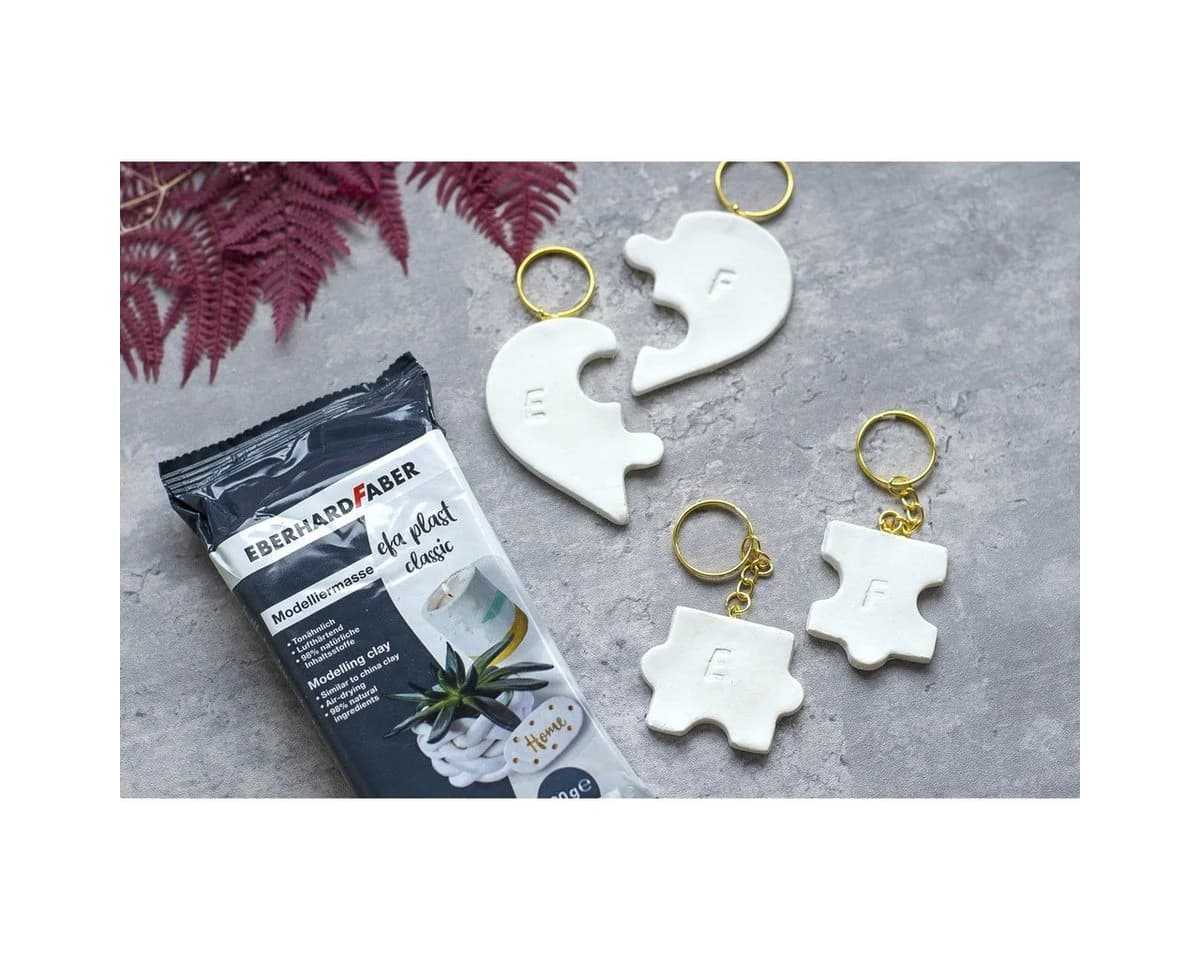 EBERHARD FABER Modelliermasse efa plast Classic weiß 1000g - Bild 3
