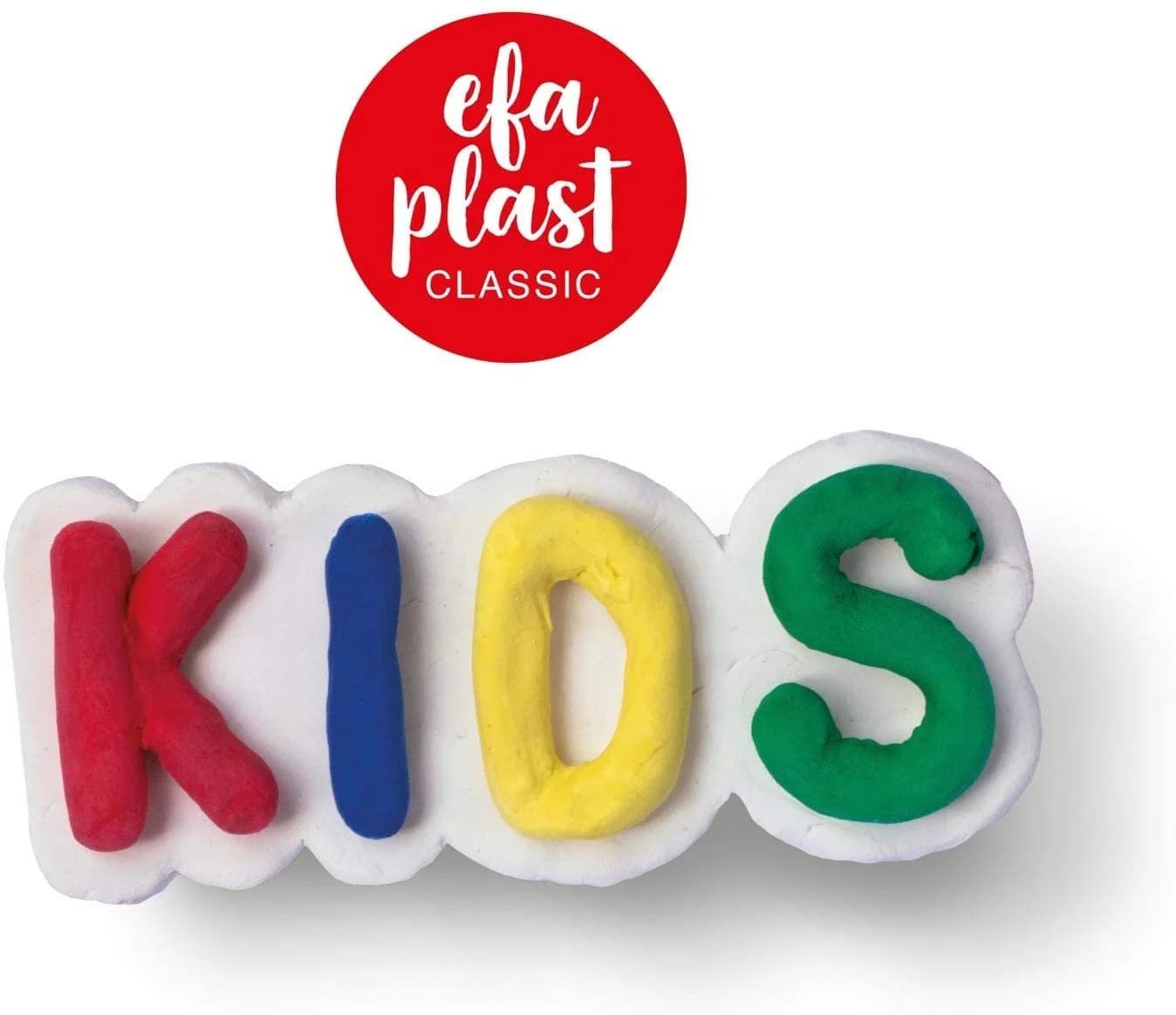 Eberhard Faber EFA PLAST classic Kids Modelliermasse 3kg Weiß - Bild 5