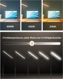 iFalarila LED Schreibtischlampe Schwarz Dimmbar USB Bild 5