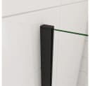 Duschparadies Duschwand 8mm ESG Klarglas EasyClean NanoGlas Schwarz Bild 5