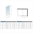 Duschparadies Duschwand 8mm Rauchglas ESG Sicherheitsglas Walk-in Duschtrennwand Bild 3