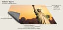 Wallario Teppich Freiheitsstatue New York Bunt Rechteckig Bild 3