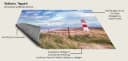 Wallario Teppich Leuchtturm am Strand von Sylt rechteckig rutschfest Bild 3