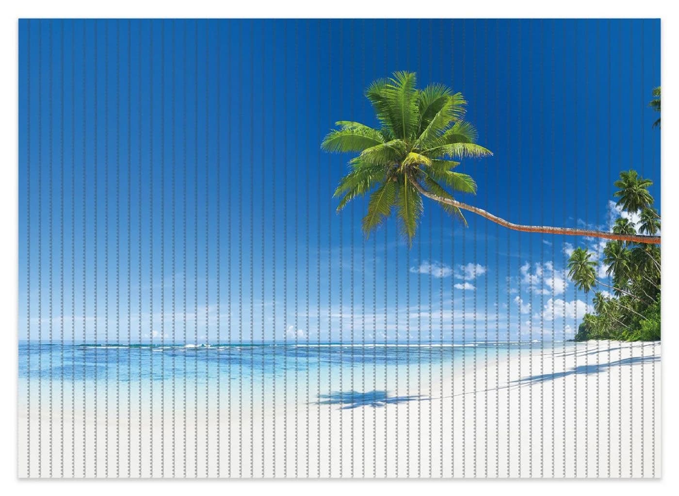 Wallario Schaum-Badematte Weißer Sandstrand am Meer - Bild 2