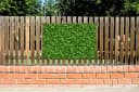 Wallario Sichtschutzzaunmatte Grüne Hecke PVC Bild 3