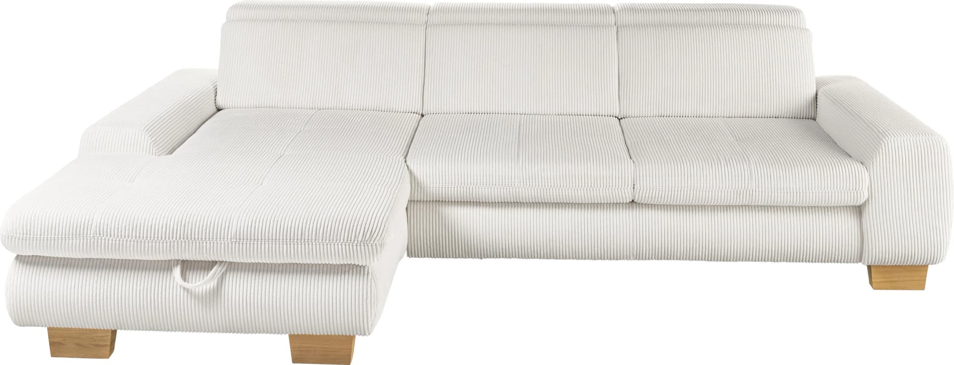 Ecksofa Set One by Musterring Silber mit Bettfunktion