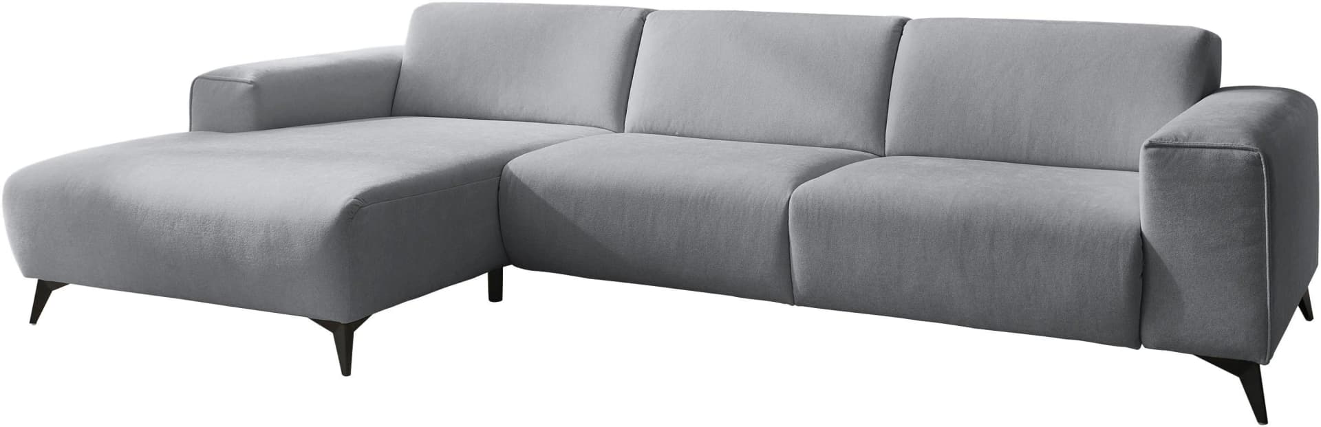 Ecksofa DIE PLANBAR Santos Grau Motorische Vorziehbank
