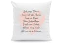 GRAVURZEILE Zierkissen Bunt Spruch Polyester Bild 2