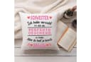 GRAVURZEILE Zierkissen mit Spruch - Das Perfekte Geschenk - Für Familie & Freunde - Schwester - mit Füllung Bild 3