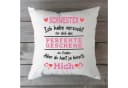 GRAVURZEILE Zierkissen mit Spruch - Das Perfekte Geschenk - Für Familie & Freunde - Schwester - mit Füllung Bild 4
