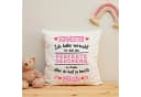 GRAVURZEILE Zierkissen mit Spruch - Das Perfekte Geschenk - Für Familie & Freunde - Schwester - mit Füllung Bild 5
