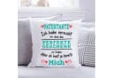 GRAVURZEILE Zierkissen mit Spruch - Das Perfekte Geschenk - Für Familie & Freunde - Patentante Bild 1