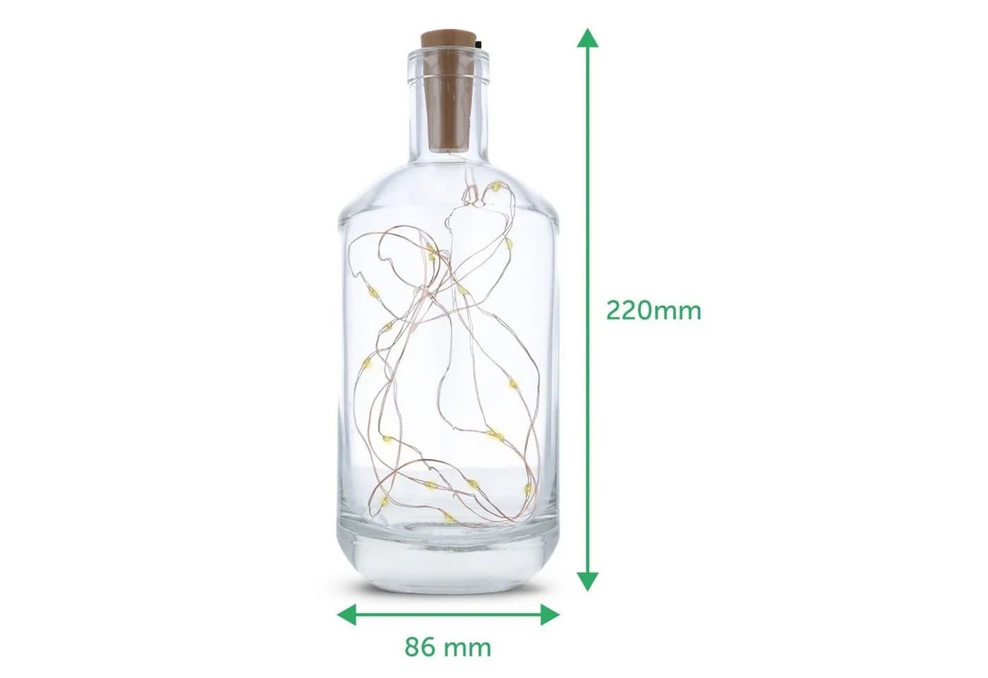 GRAVURZEILE Lichterkette Flasche mit Gravur Engel ohne Flügel nennt man Mama - Bild 4