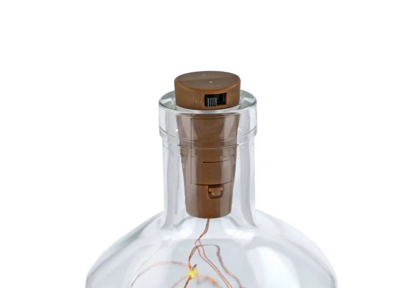 GRAVURZEILE Lichterkette Flasche mit Gravur Superheld Papa 20 LEDs - Bild 3