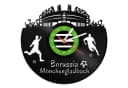 GRAVURZEILE Wanduhr Schallplattenuhr Borussia Mönchengladbach - 100% Vereinsliebe Bild 2