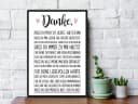GRAVURZEILE Holzbild mit Spruch Danke Holzschild Bild 1