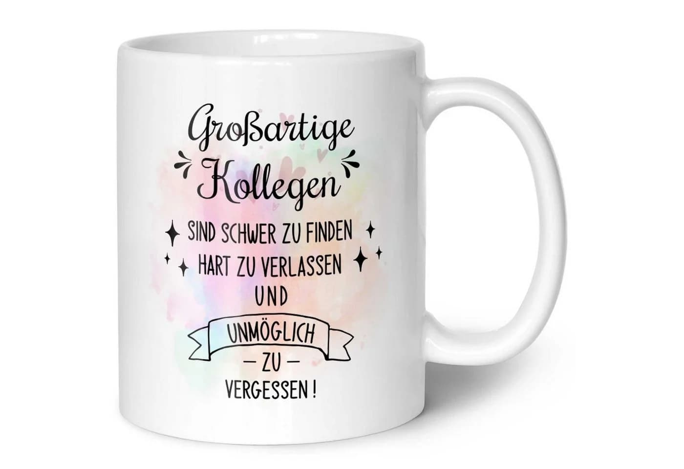 GRAVURZEILE Keramiktasse Weiß mit Spruch - Bild 2