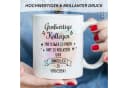 GRAVURZEILE Keramiktasse Weiß mit Spruch Bild 4
