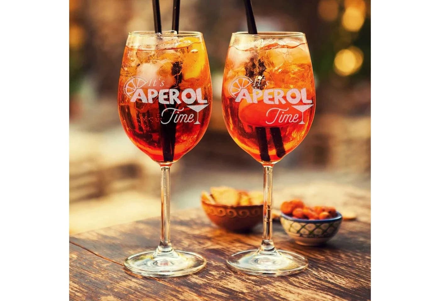 GRAVURZEILE Rotweinglas Aperol Spritz 460ml mit Gravur - Bild 3