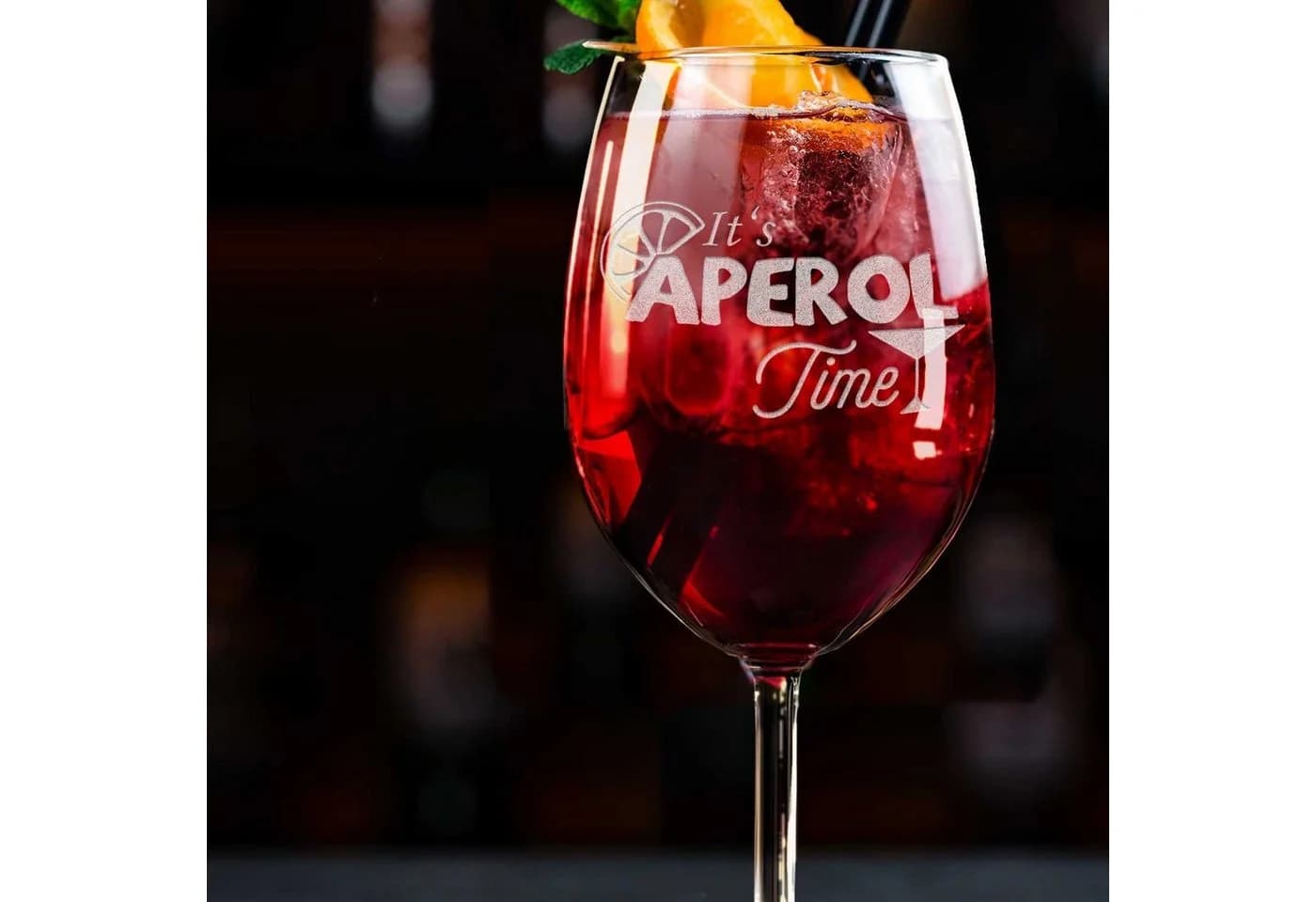 GRAVURZEILE Rotweinglas Aperol Spritz 460ml mit Gravur - Bild 5