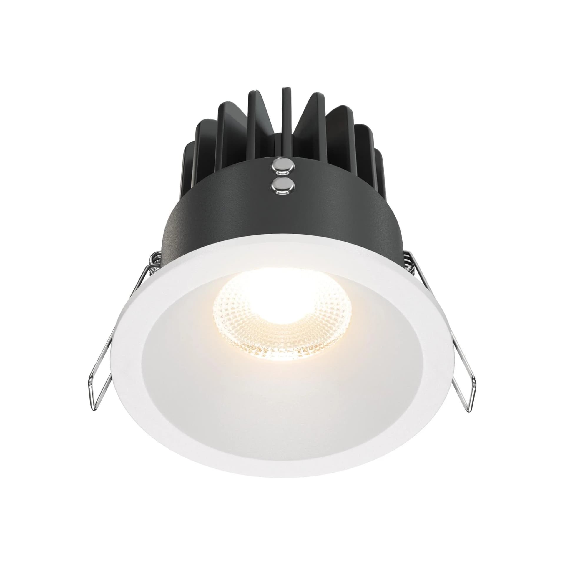 Maytoni Zoom LED-Einbauleuchte 930 IP65 rund Triac, weiß