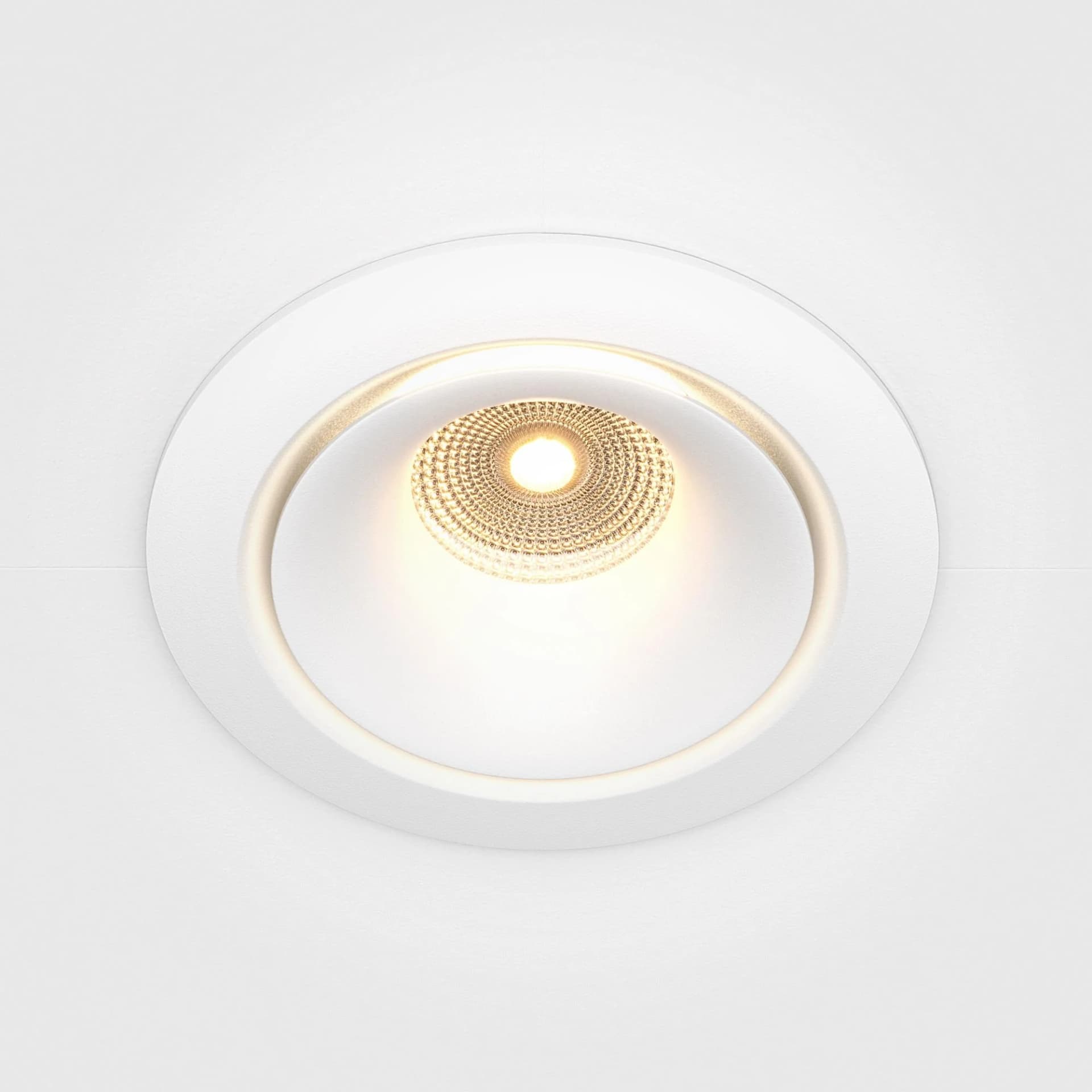Maytoni Yin LED-Einbauleuchte 3000K Triac Weiß