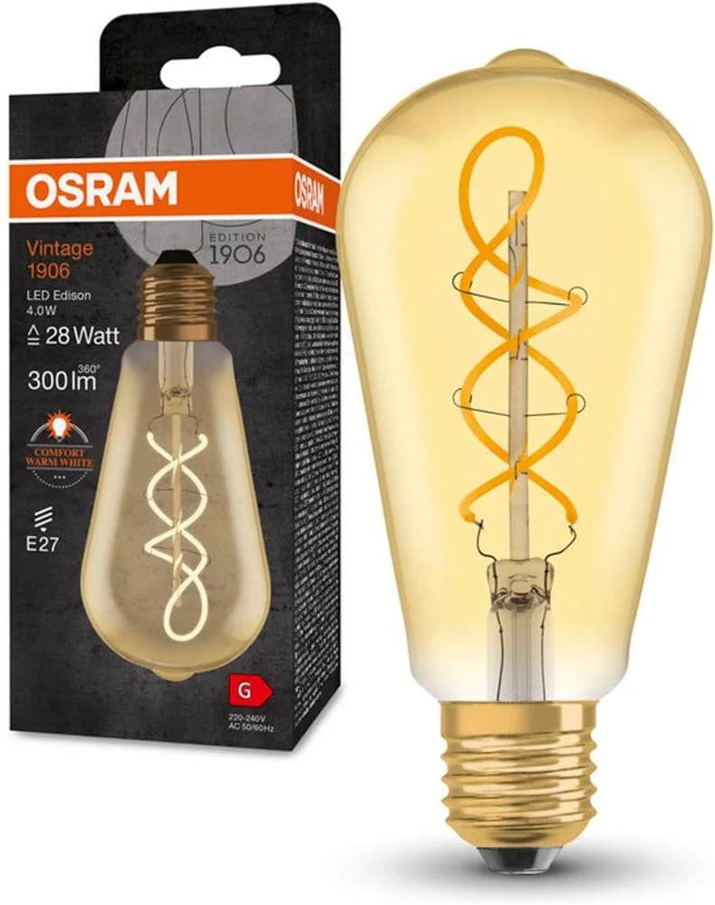 OSRAM LED-Filament Vintage Lampe Gold E27