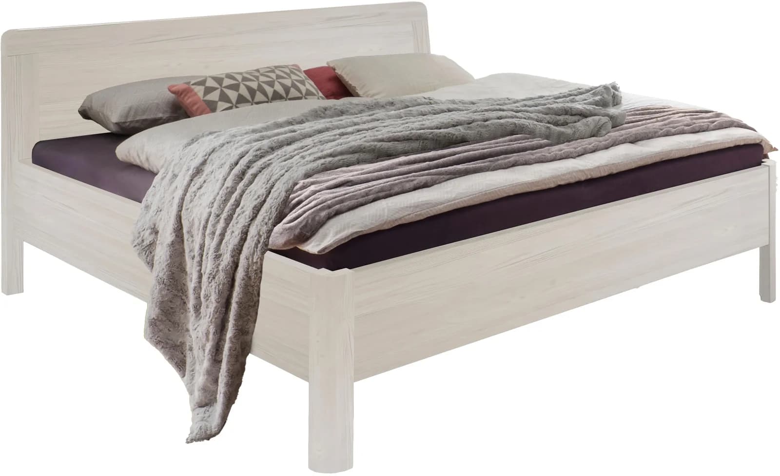 WIEMANN Holzbett Bern Beige Polarlärche Dekor