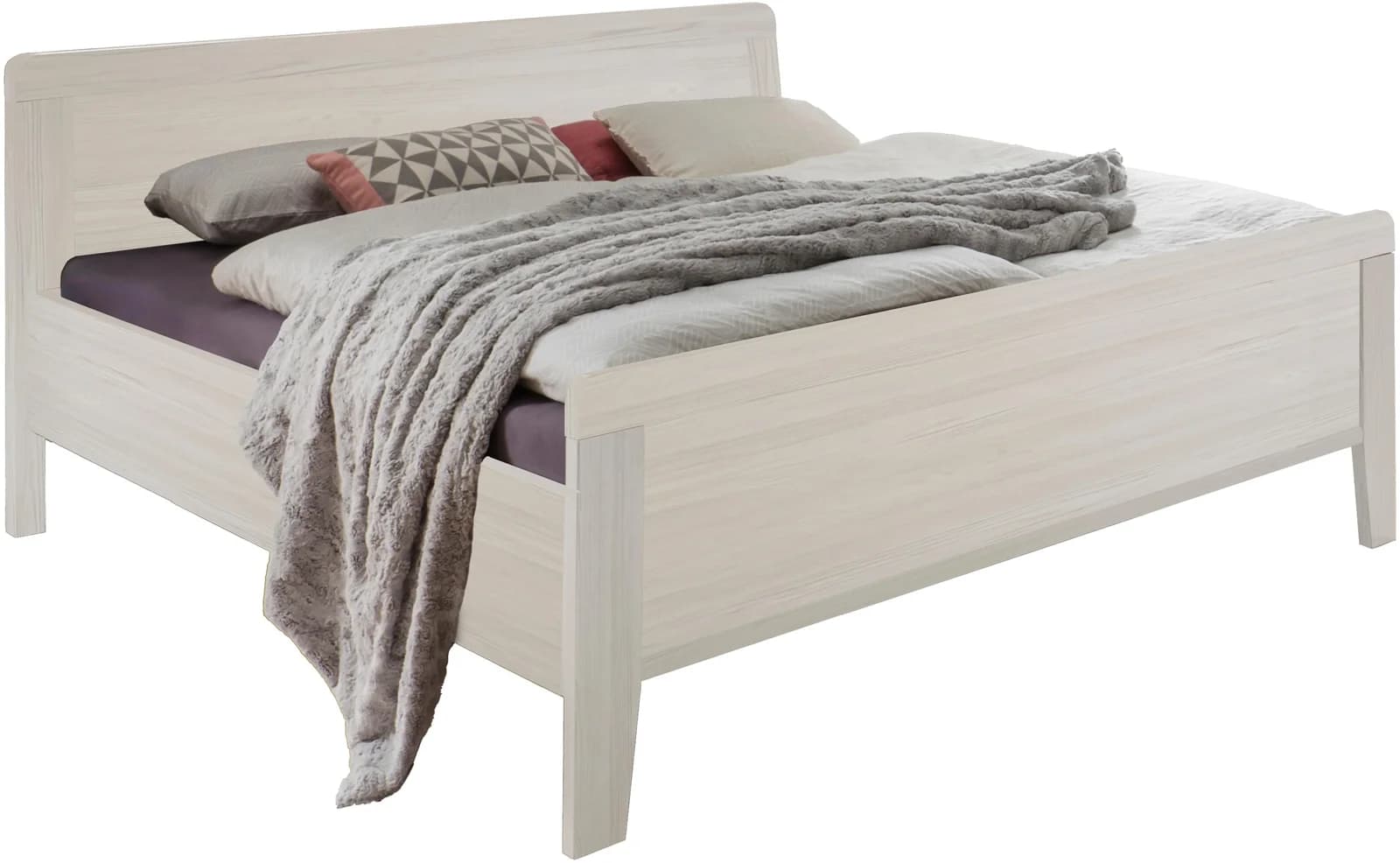 Holzbett WIEMANN Bern Beige 4-fach Liegehöhenverstellung