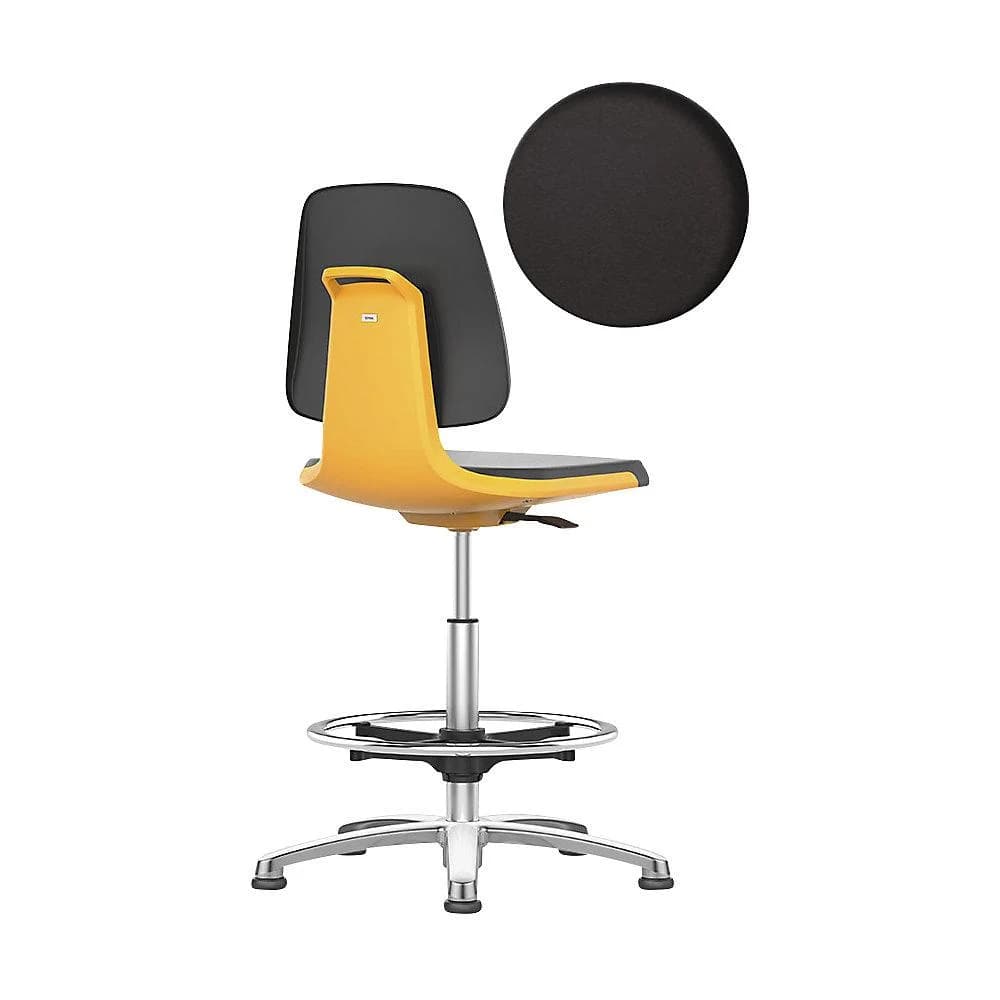 bimos Arbeitsdrehstuhl LABSIT mit Fußring orange