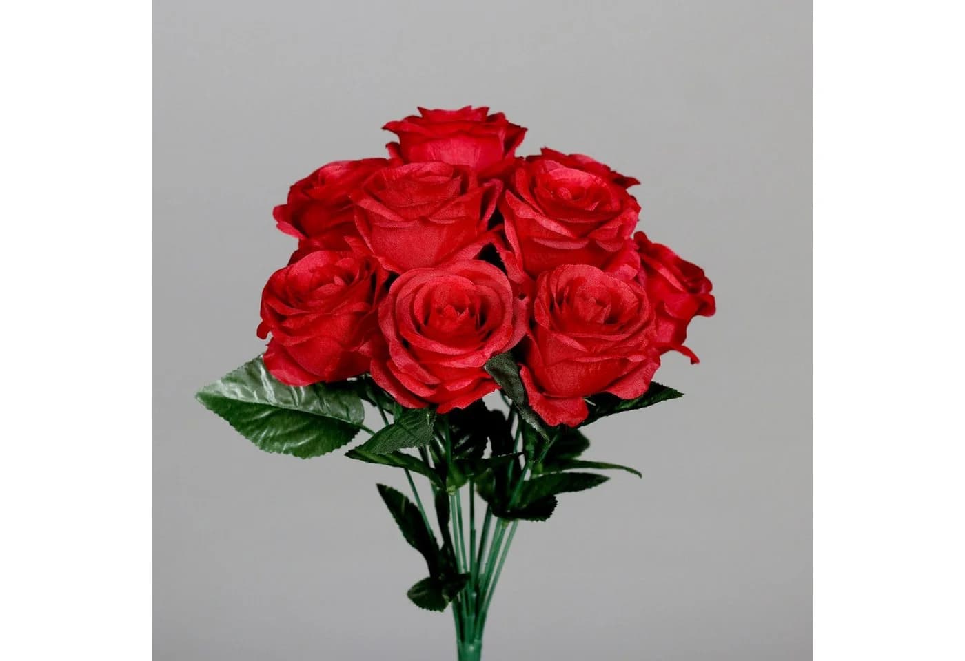 DPI Kunstblume Rosenbündel Rot 40 cm