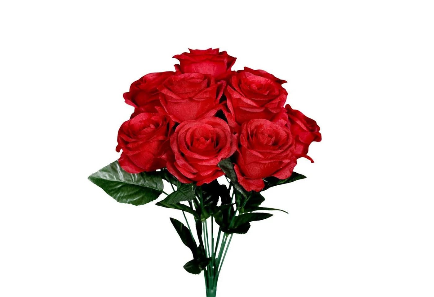 DPI Kunstblume Rosenbündel Rot 40 cm - Bild 2